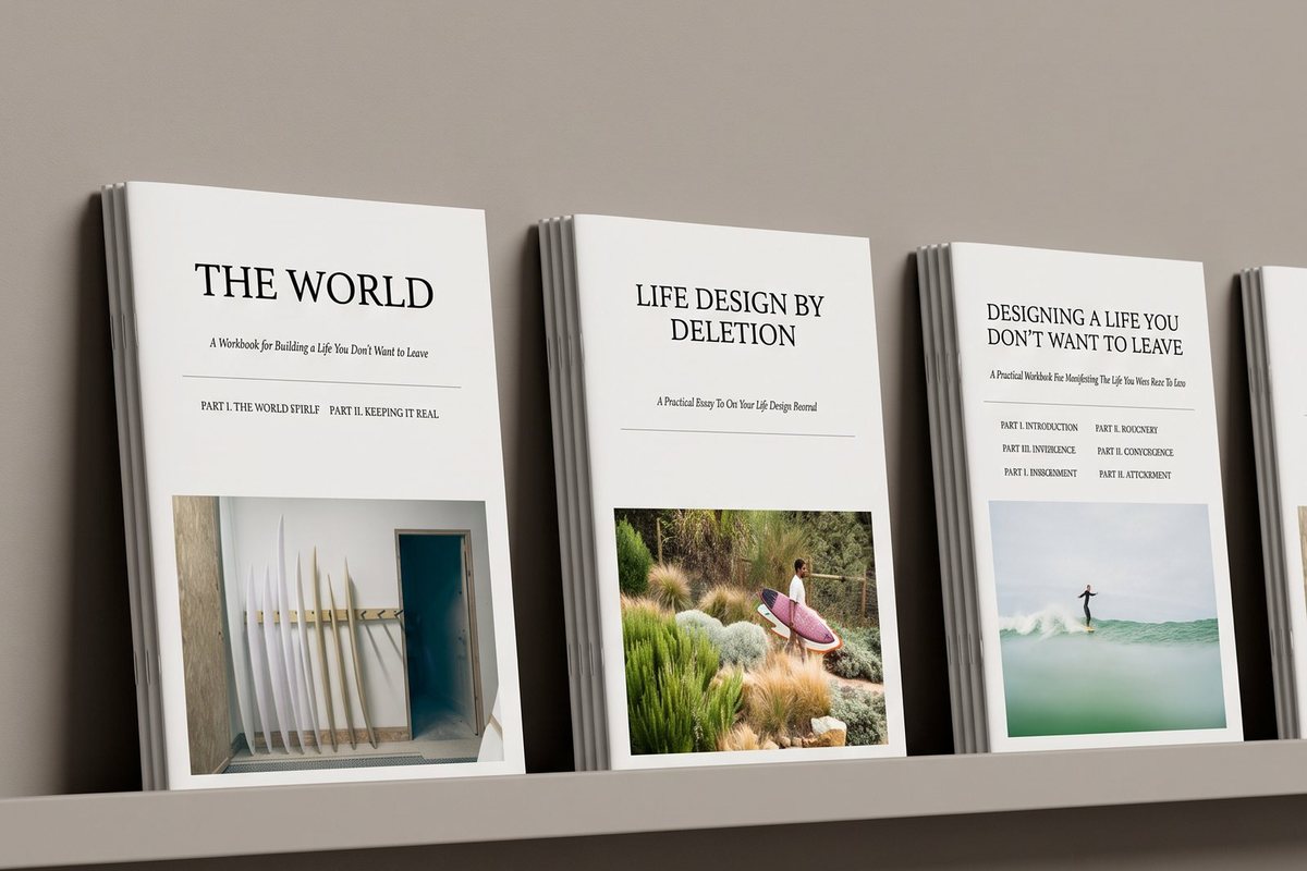 Second Harvest workbooks displayed on a shelf