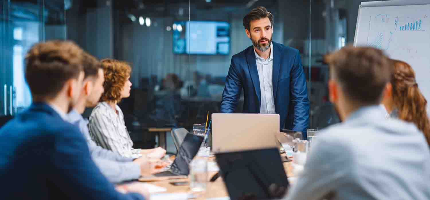 IT consultant advising a business team on technology strategy