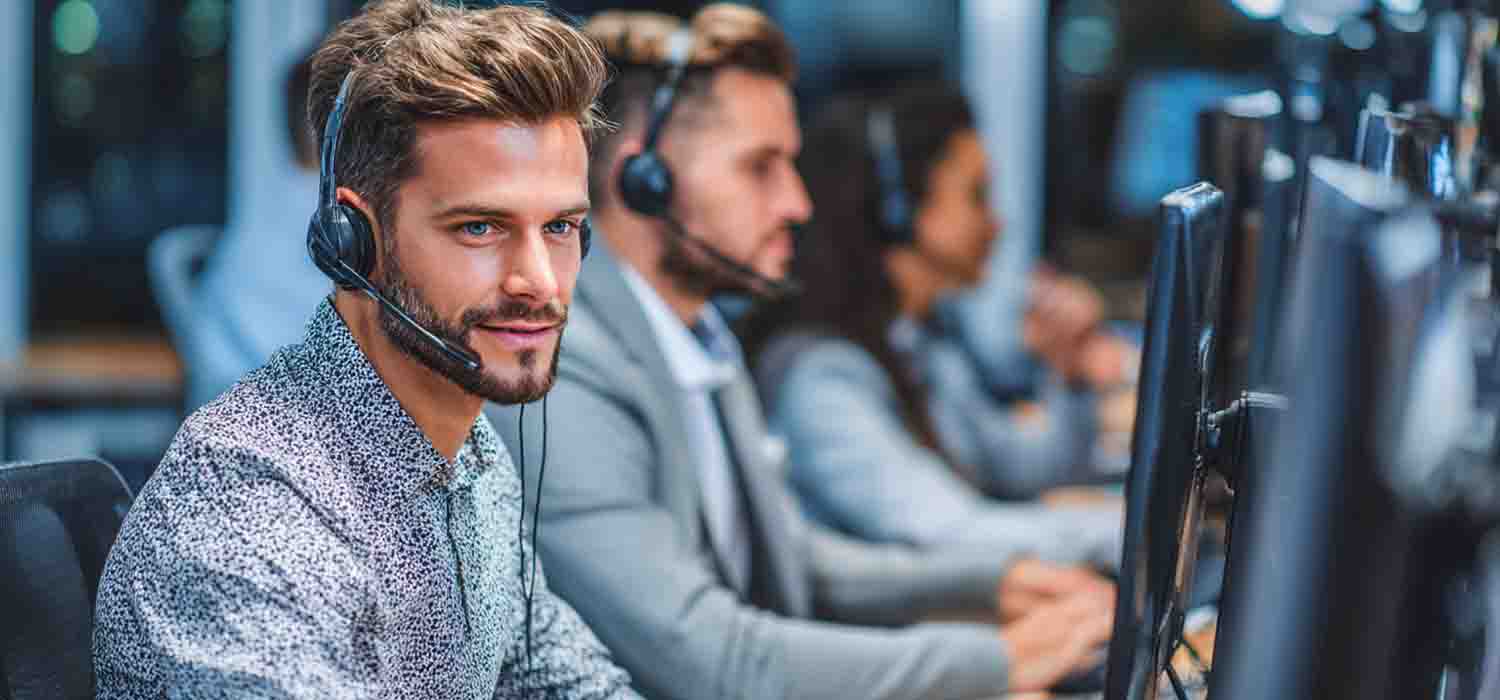 IT specialists providing managed services to support business operations