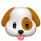 Dog with tongue out emoji