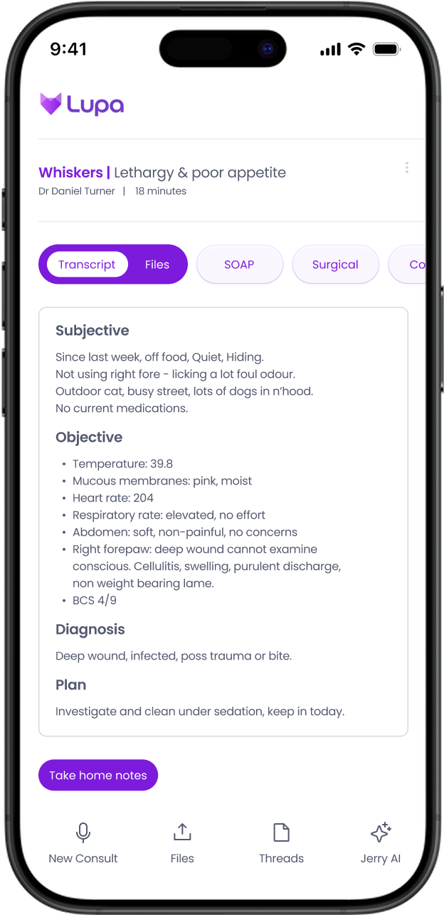 summarize list lupapets app UI