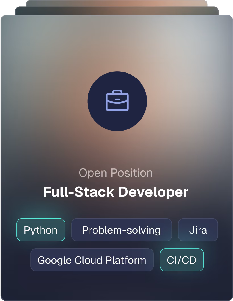 Connecting tasks, skills and jobs