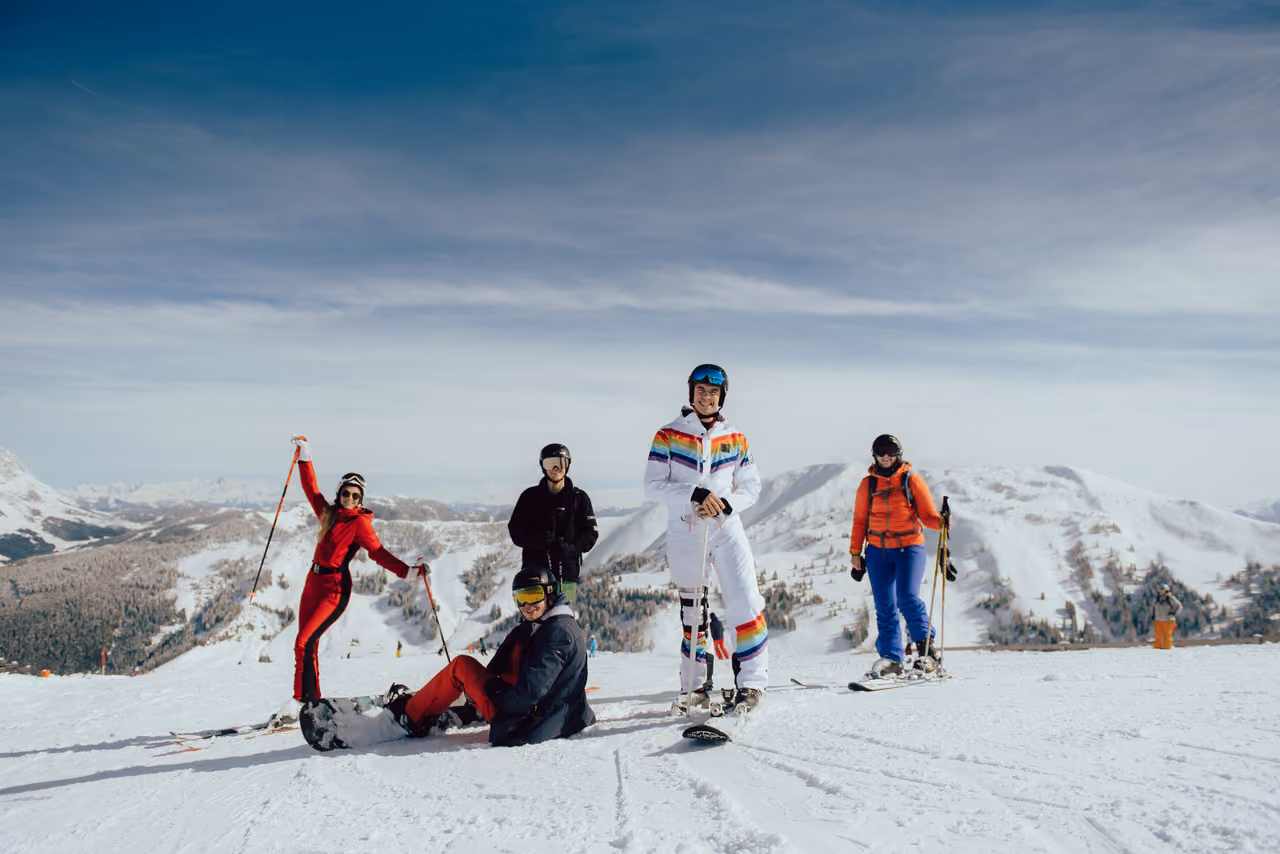 TechWolf team on the 2024 ski trip