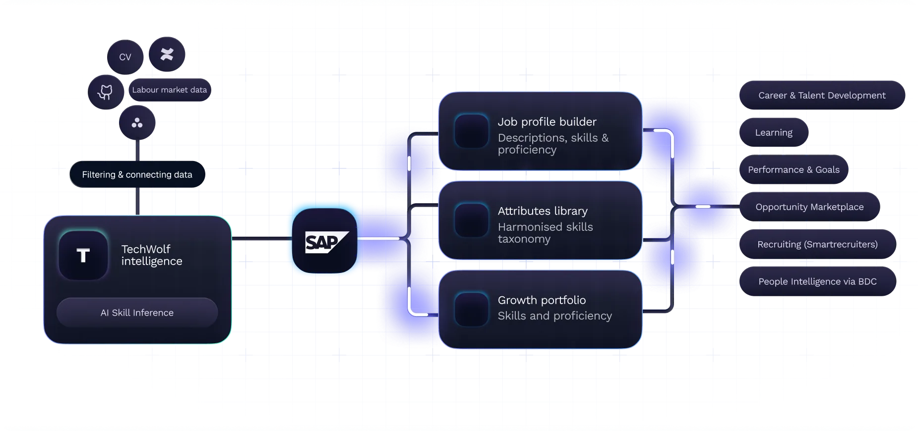 How TechWolf feeds validated skills data into SAP