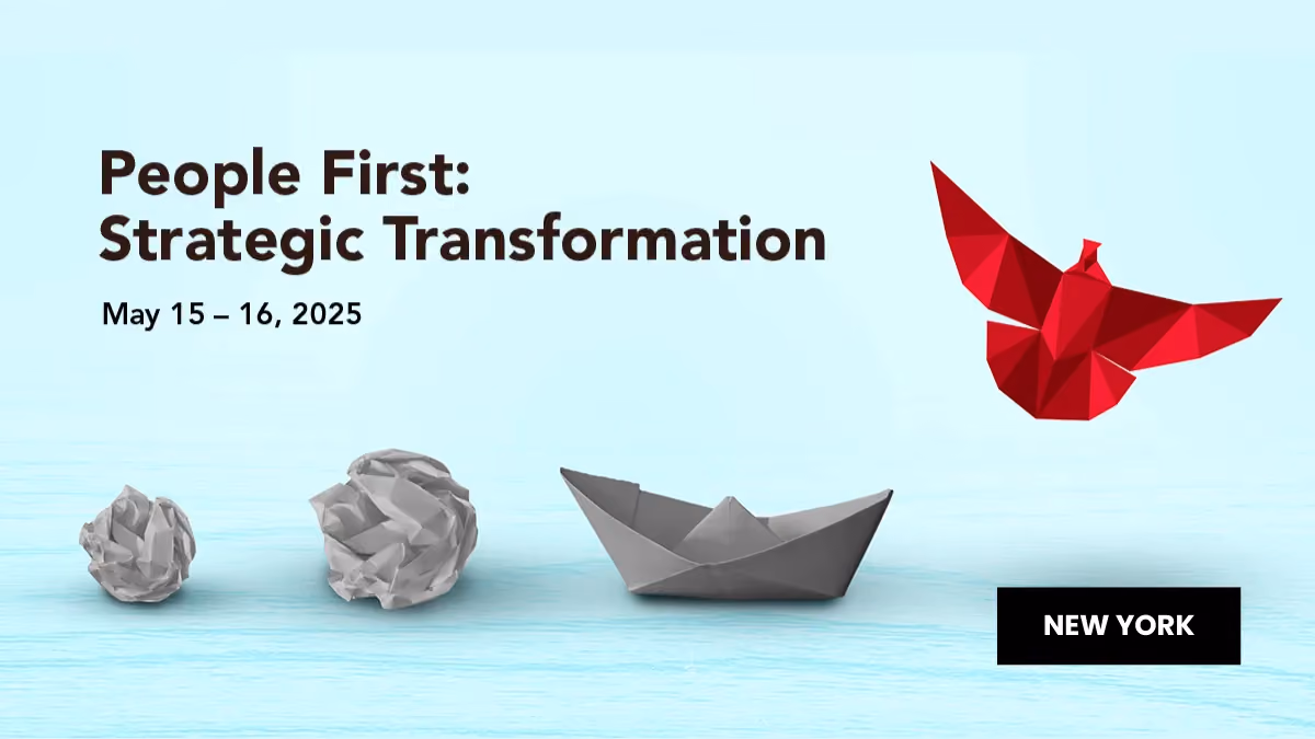 People First: Strategic Transformation banner, 15-16 May 2025, New York
