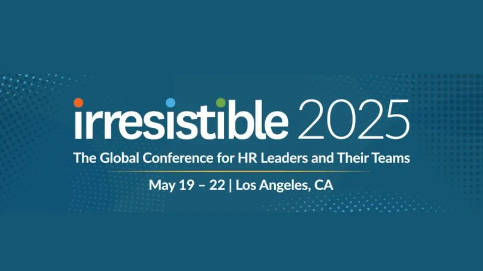 Irresistible 2025 conference banner: 19-22 May, Los Angeles