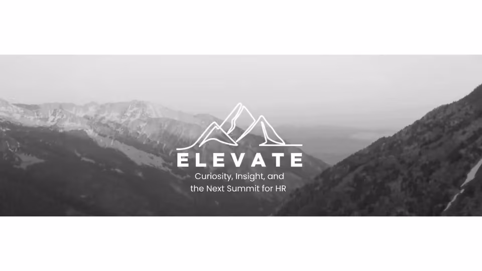Elevate by RedThread Research banner over a mountain landscape