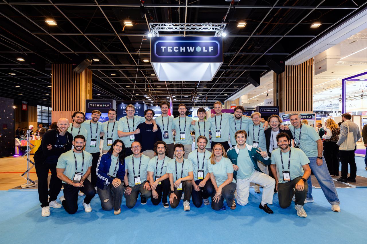 The TechWolf team at booth 402, UNLEASH World Paris 2026