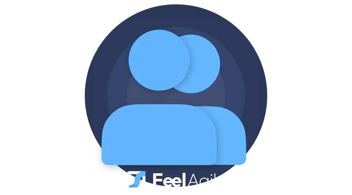 Cercle avec deux avatar