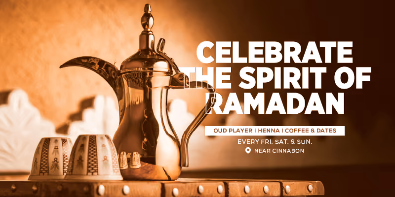 Celebrate the holy month of Ramadan at Bay Avenue.