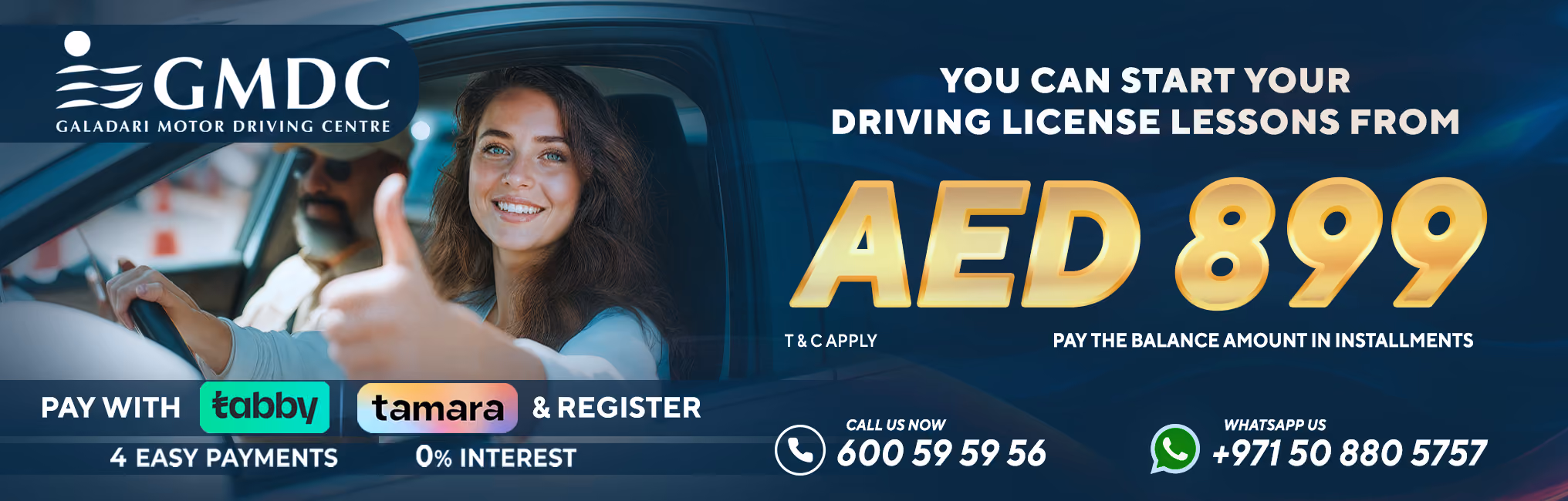 Galadari Driving School banner