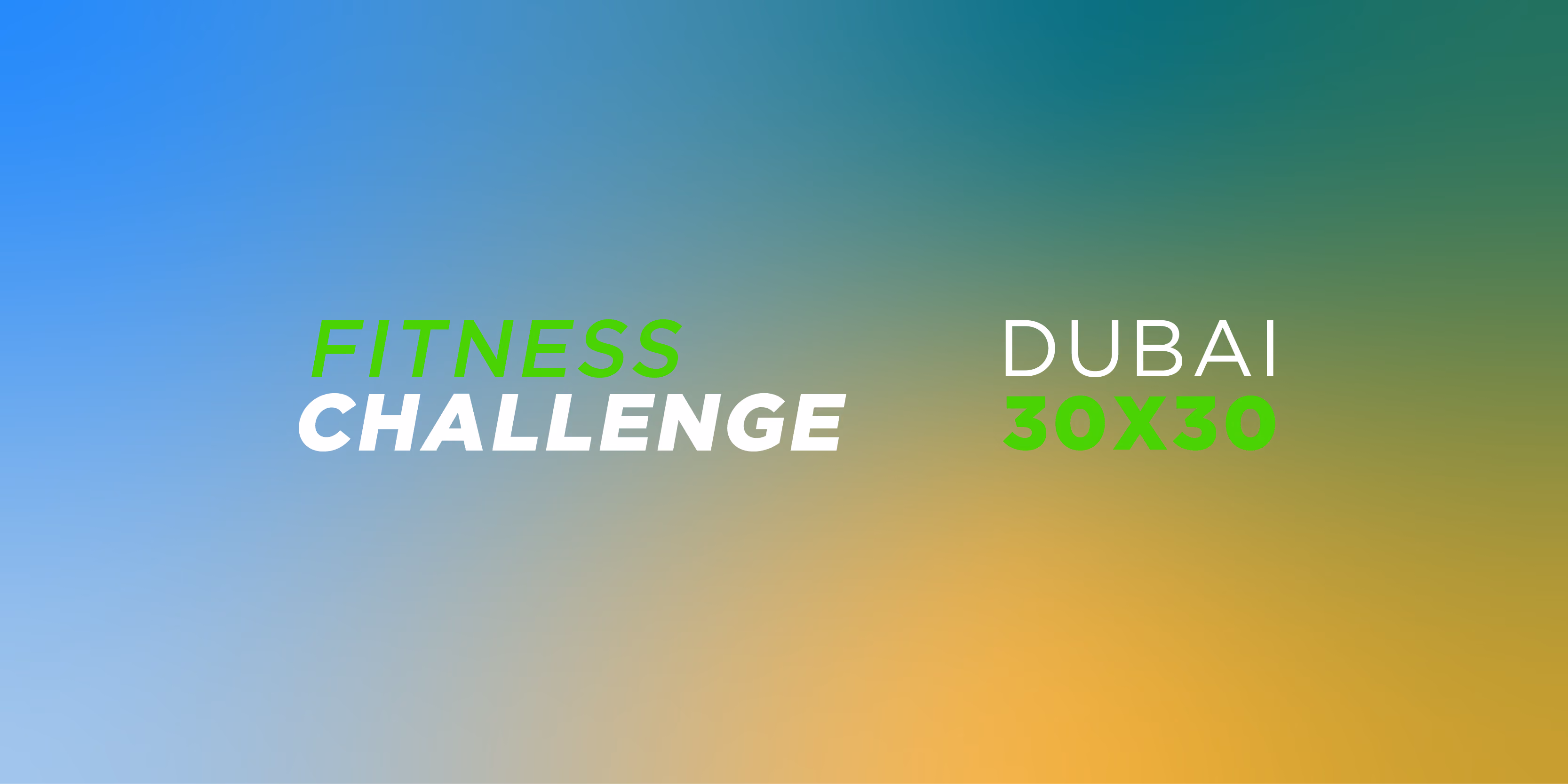 Join the Dubai Fitness Challenge at Bay Avenue