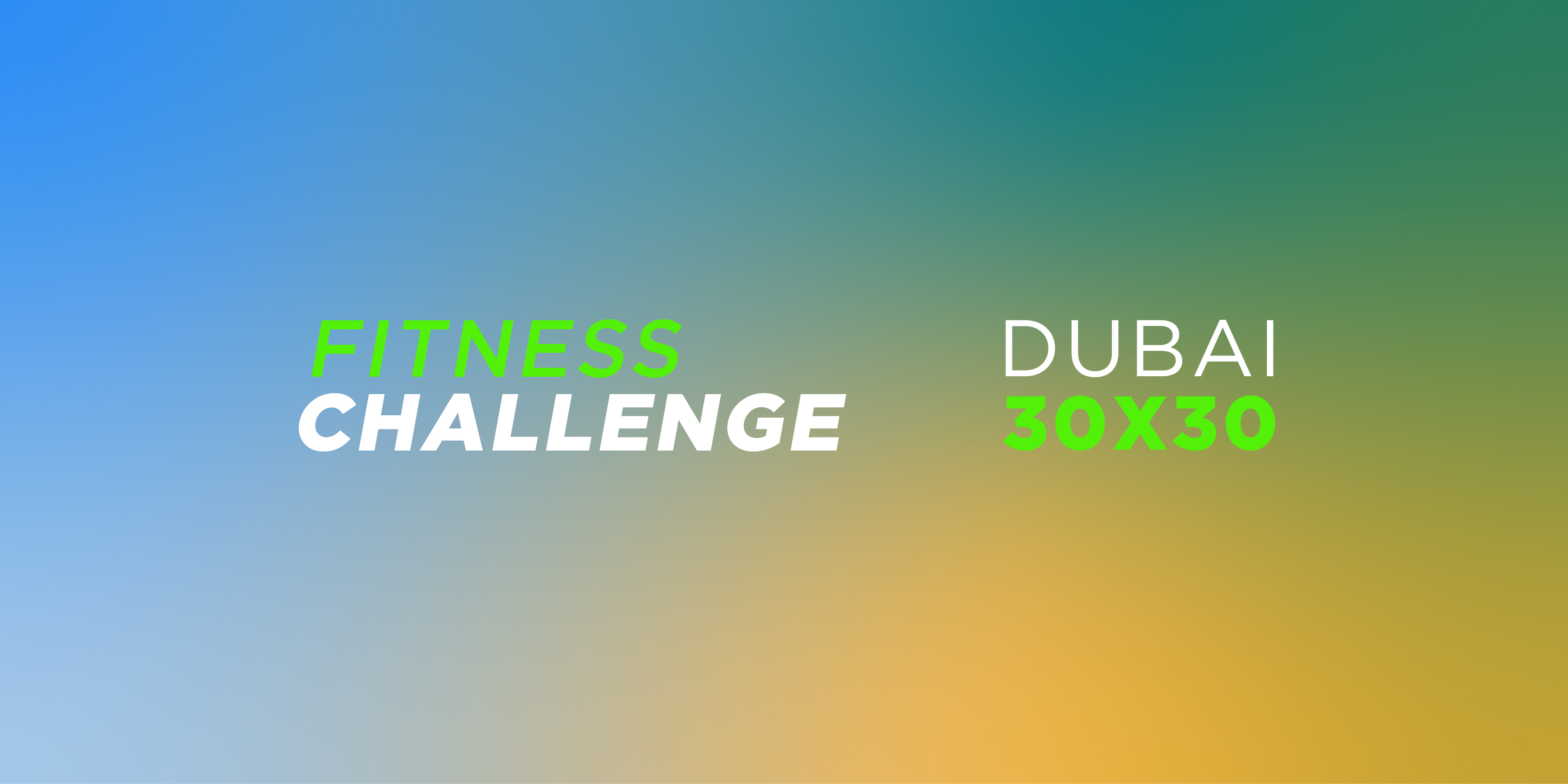 Join the Dubai Fitness Challenge at Bay Avenue