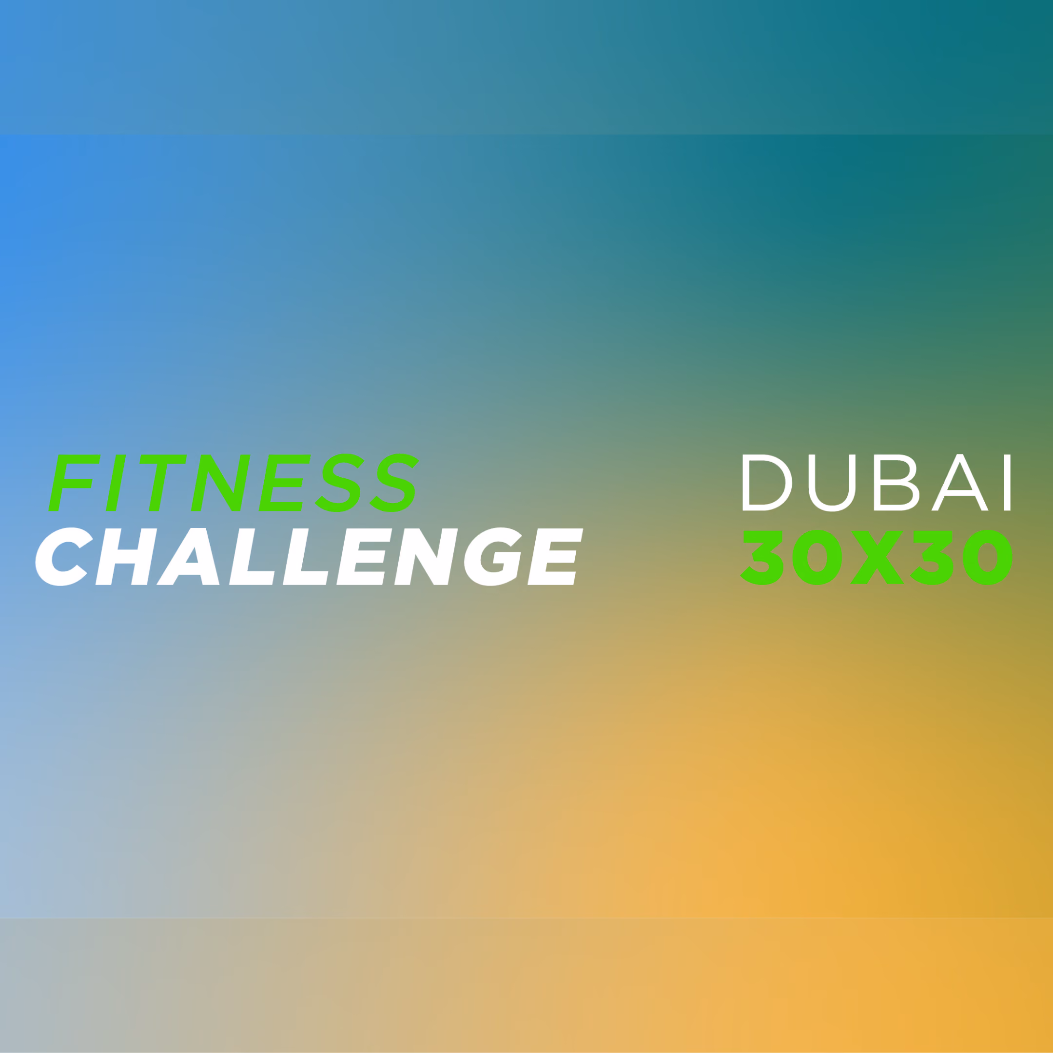 fitness challenge 30x30