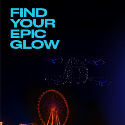 DSF Drone Show at Bluewaters