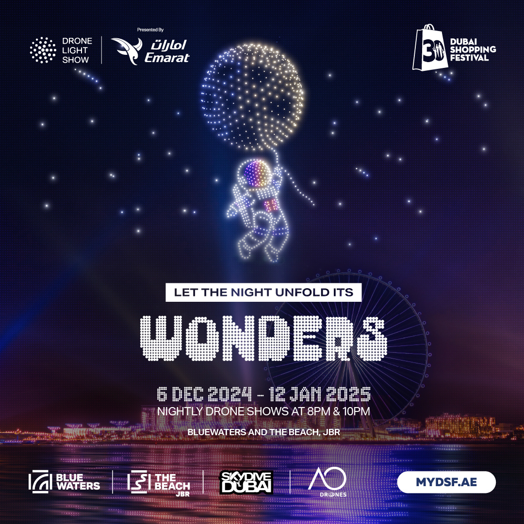 Witness Dubai's Story Unfold in the Skies with the DSF Drone Show