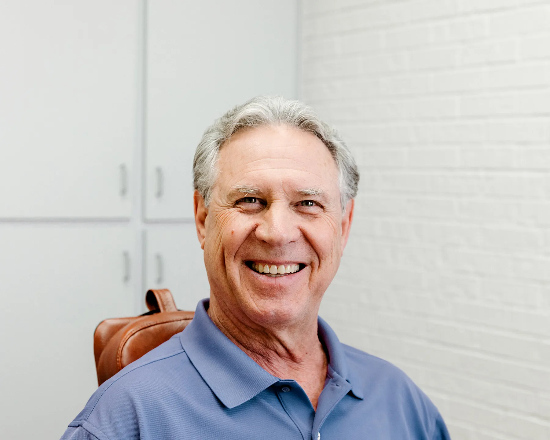 A happy patient after their treatment