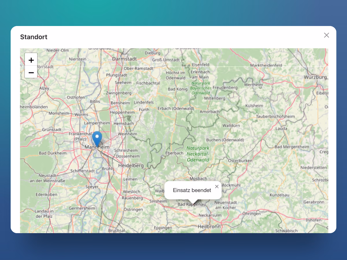 GPS-Eincheck in Mendato