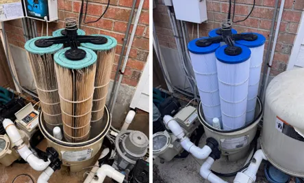 Pool Filter Changing