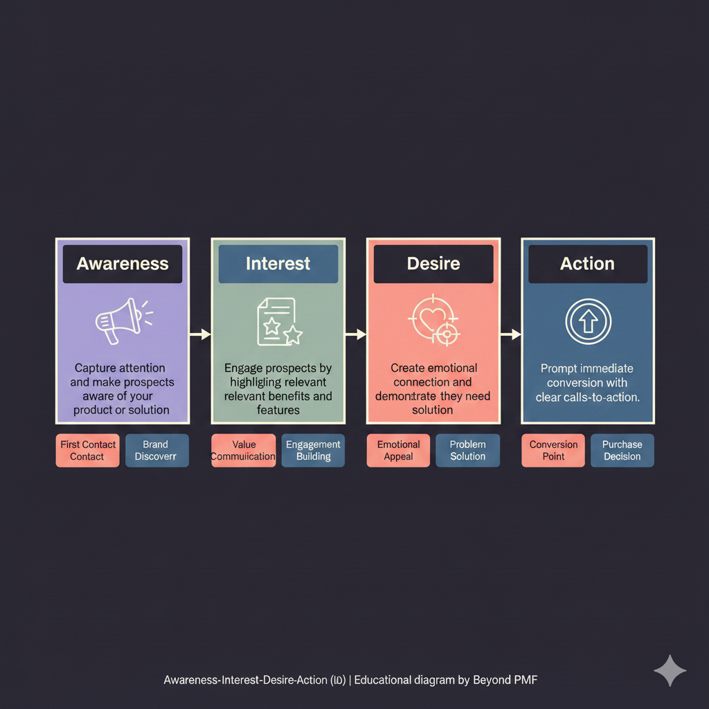 Awareness-Interest-Desire-Action (AIDA)