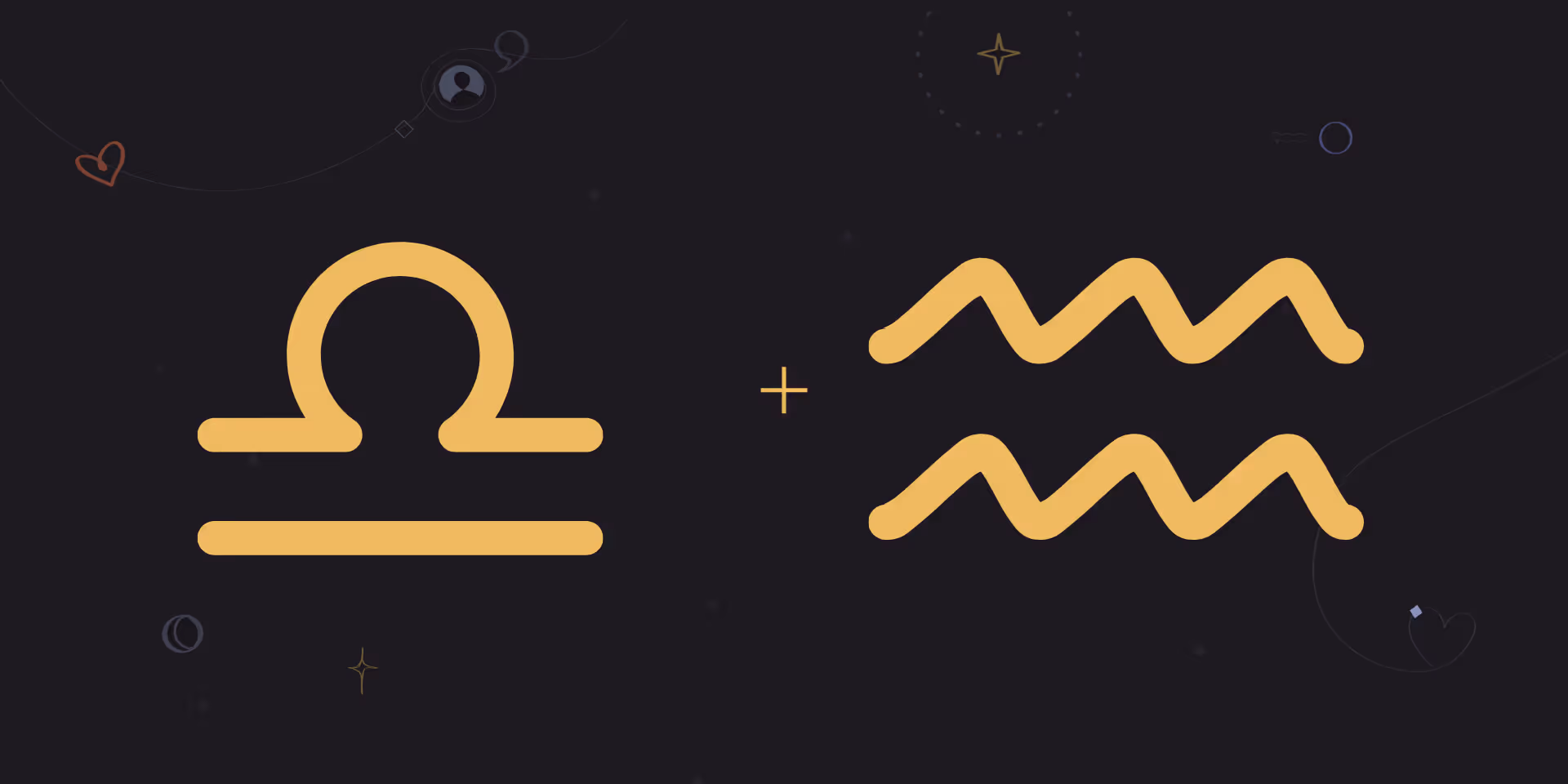 Libra and Aquarius Compatibility: can two air signs actually land?