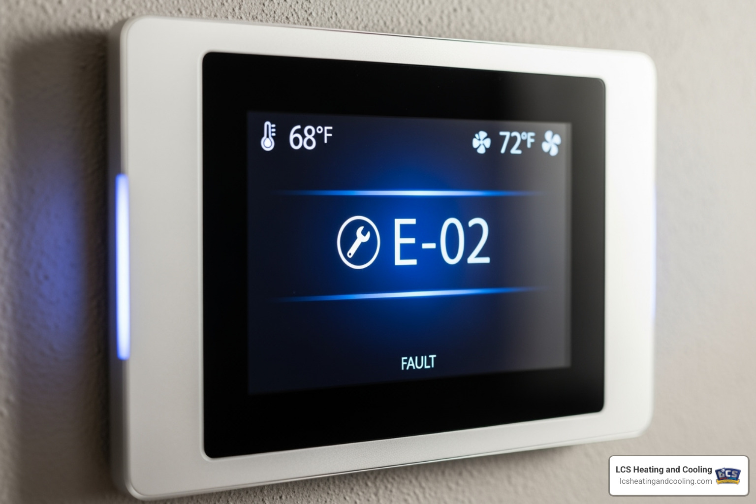 Thermostat displaying an error code - hvac repair indianapolis