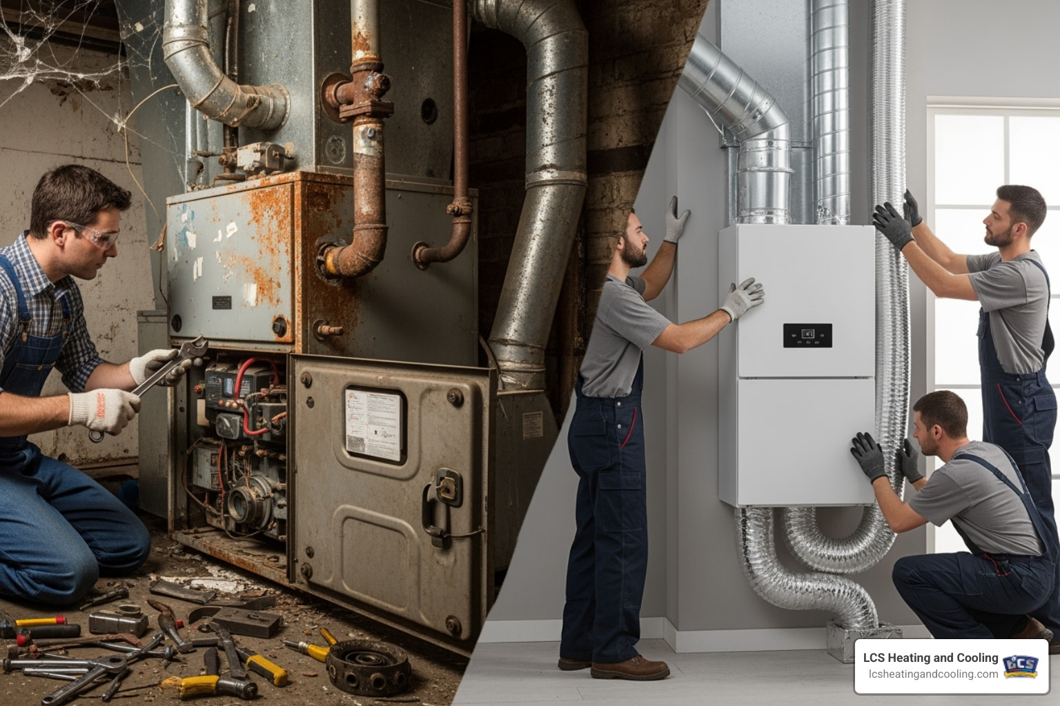 comparing heater repair vs. replacement - heater not working noblesville in