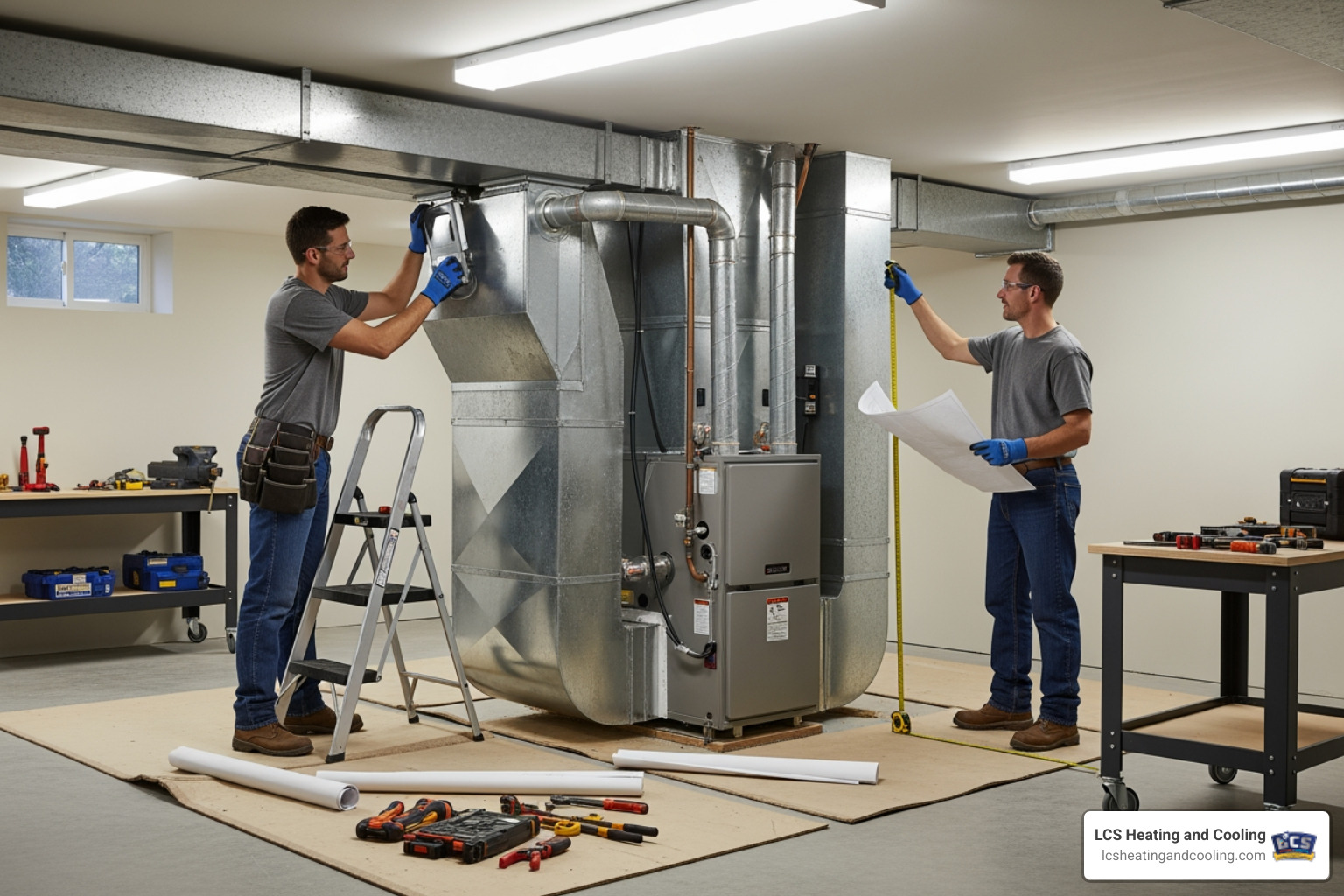 clean and organized furnace installation in progress - I need a new furnace installation in Indianapolis. Who are the best providers?