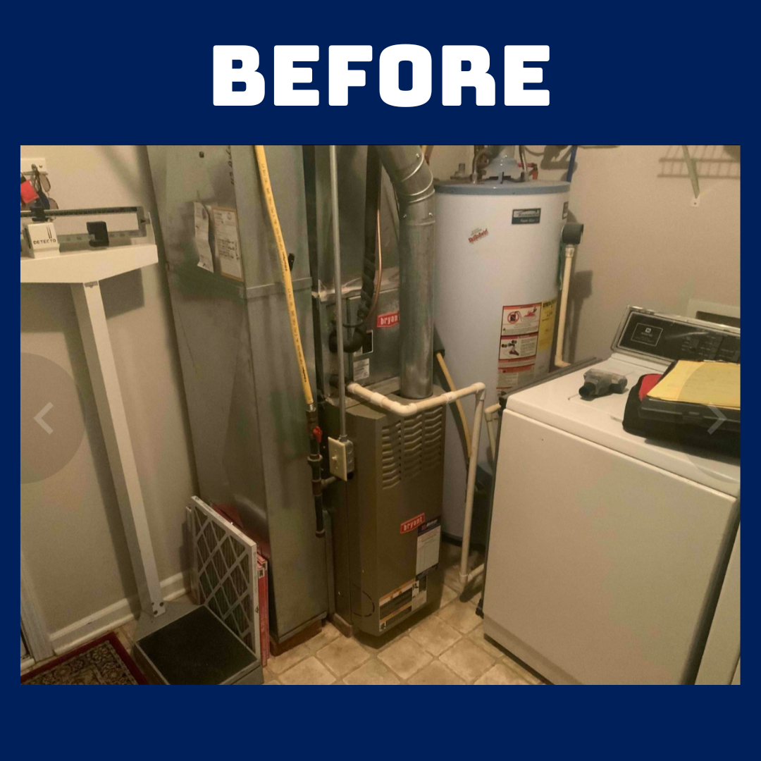 Older furnace in a basement - best furnace installation in carmel, in Older furnace in a basement - best furnace installation in carmel, in