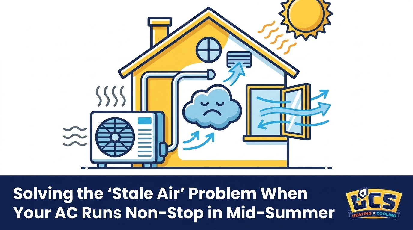 Solving the 'Stale Air' Problem When Your AC Runs Non-Stop in Mid-Summer