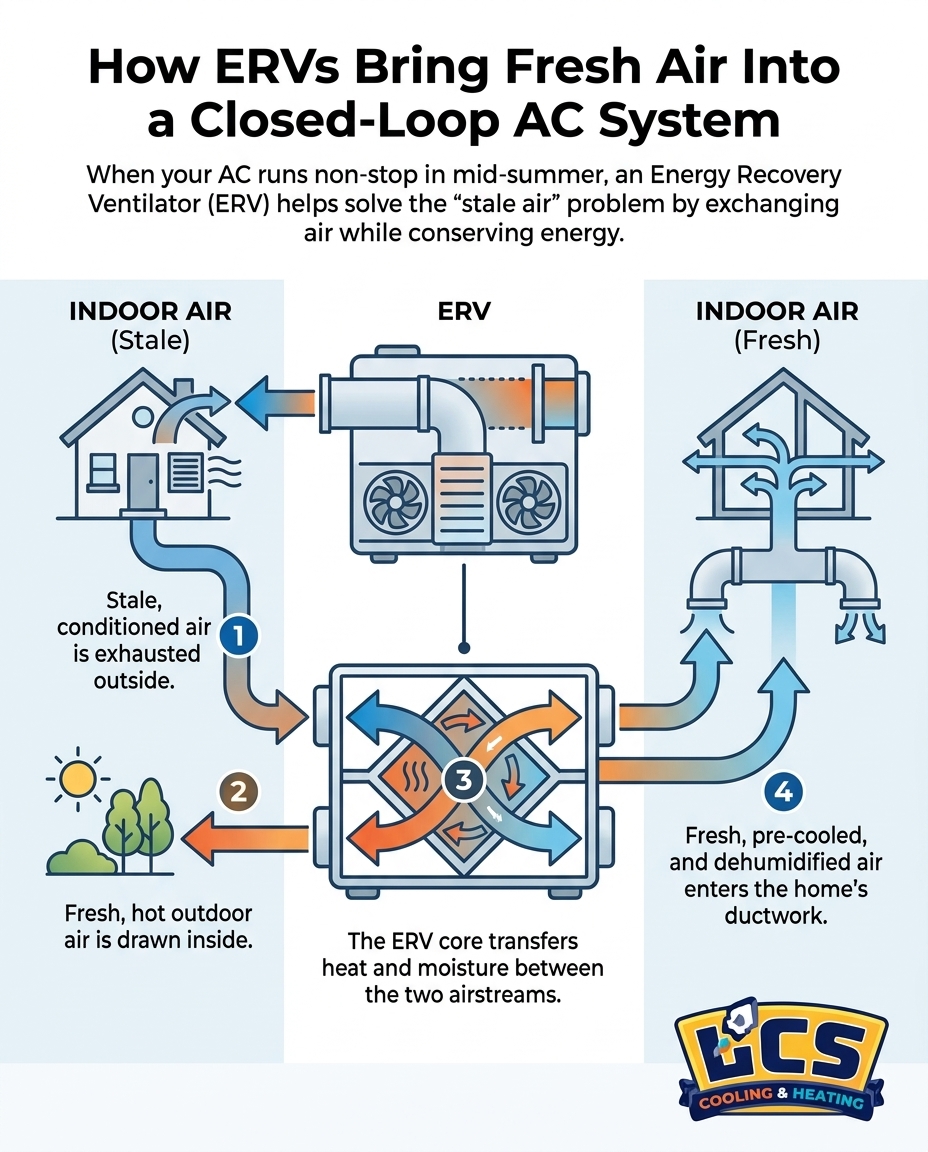 How ERVs Bring Fresh Air Into a Closed-Loop AC System