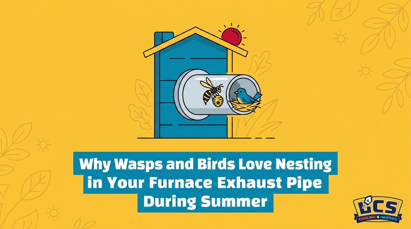 Why Wasps and Birds Love Nesting in Your Furnace Exhaust Pipe During Summer