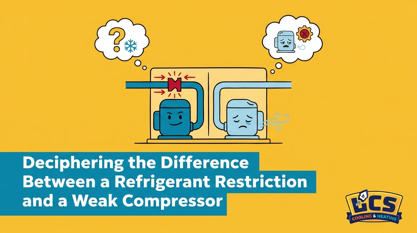 Deciphering the Difference Between a Refrigerant Restriction and a Weak Compressor