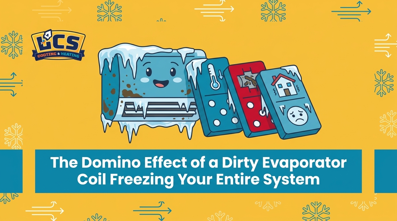 The Domino Effect of a Dirty Evaporator Coil Freezing Your Entire System