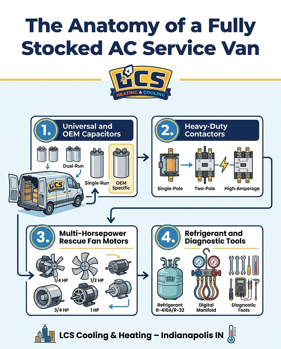 The Anatomy of a Fully Stocked AC Service Van