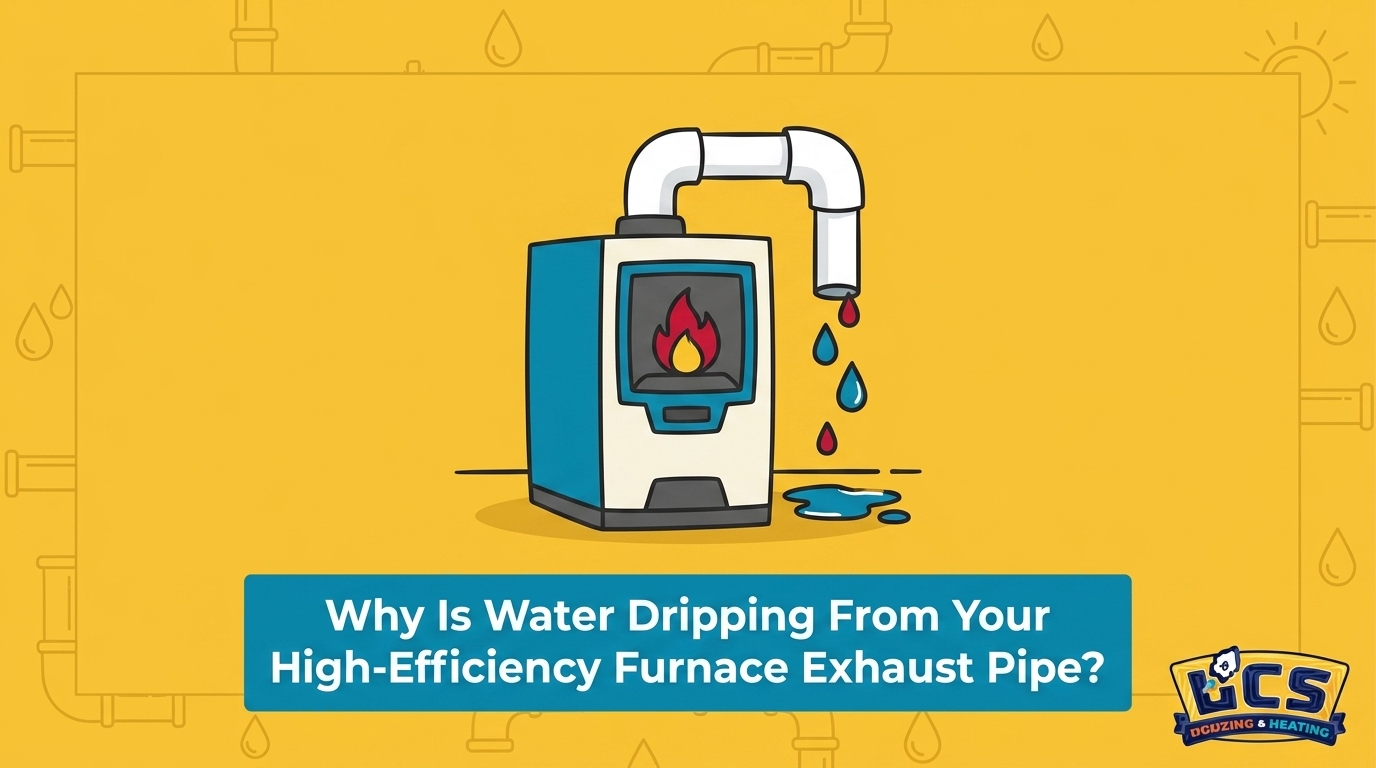 Diagnosing Water Dripping From Your High-Efficiency Furnace Exhaust Pipe