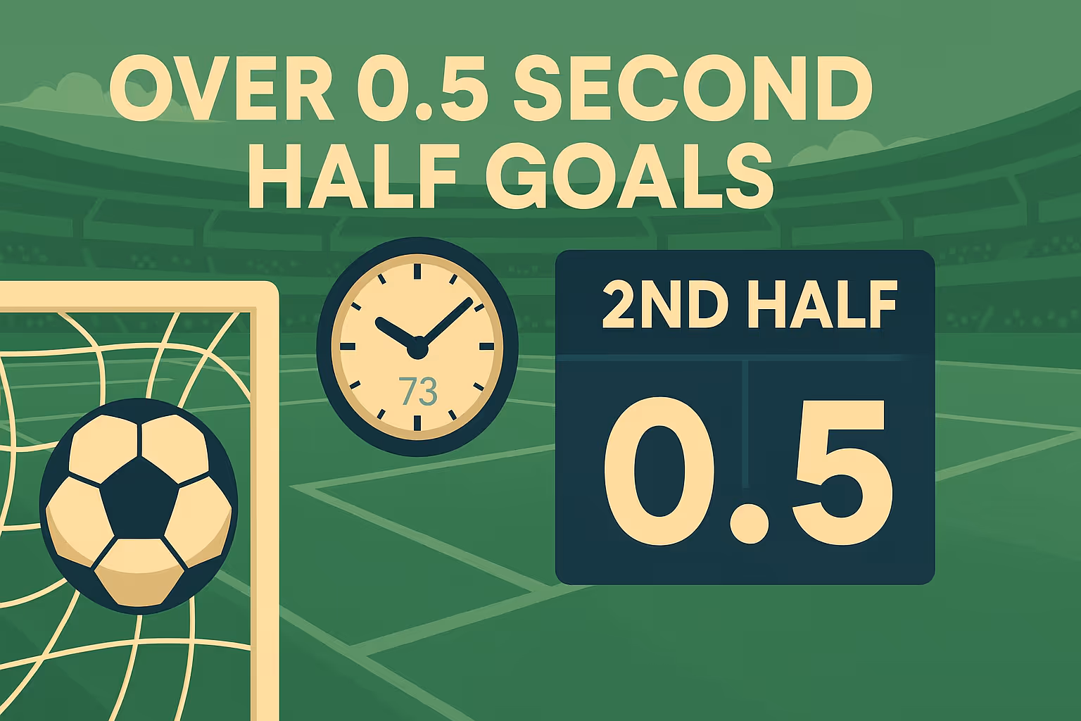 Betting Market Essentials: Over 0.5 Second Half Goals Explained