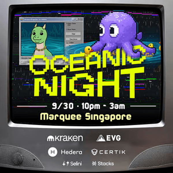 Kraken, EVG, Hedera & CertiK Present: Oceanic Night @TOKEN2049