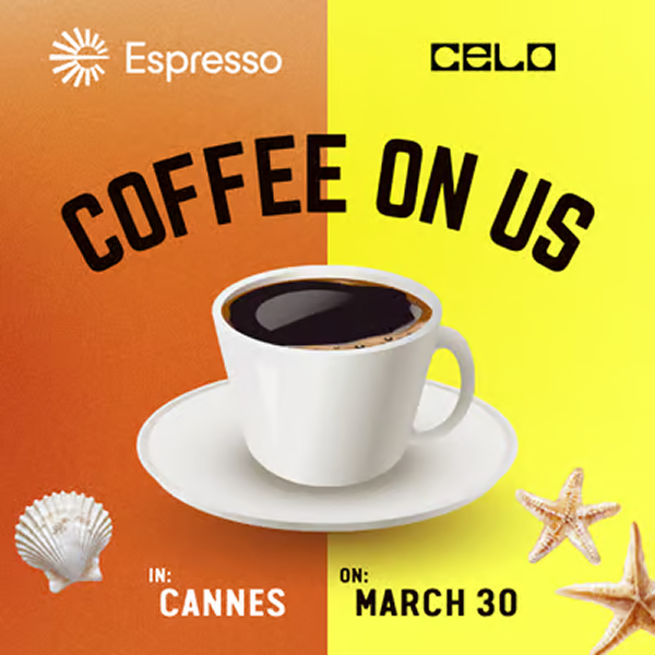 Coffee On Us  | Espresso & Celo at EthCC