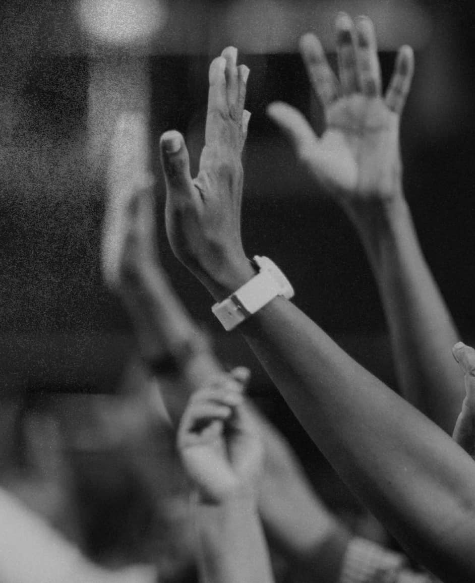 Hands Up Gods Love Photo - Worship X Webflow Template