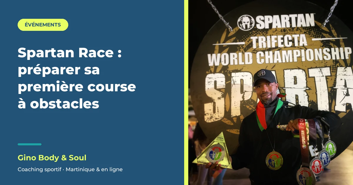 Spartan Race : Gino Fidelin avec ses médailles aux championnats du monde Spartan Trifecta