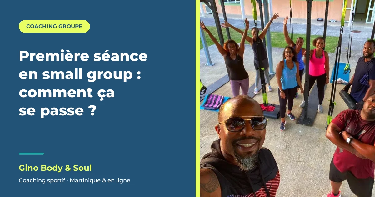 Première séance en small group : Gino Fidelin et son groupe après l’entraînement