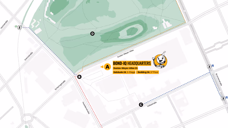 Anfahrt - Bond-IQ