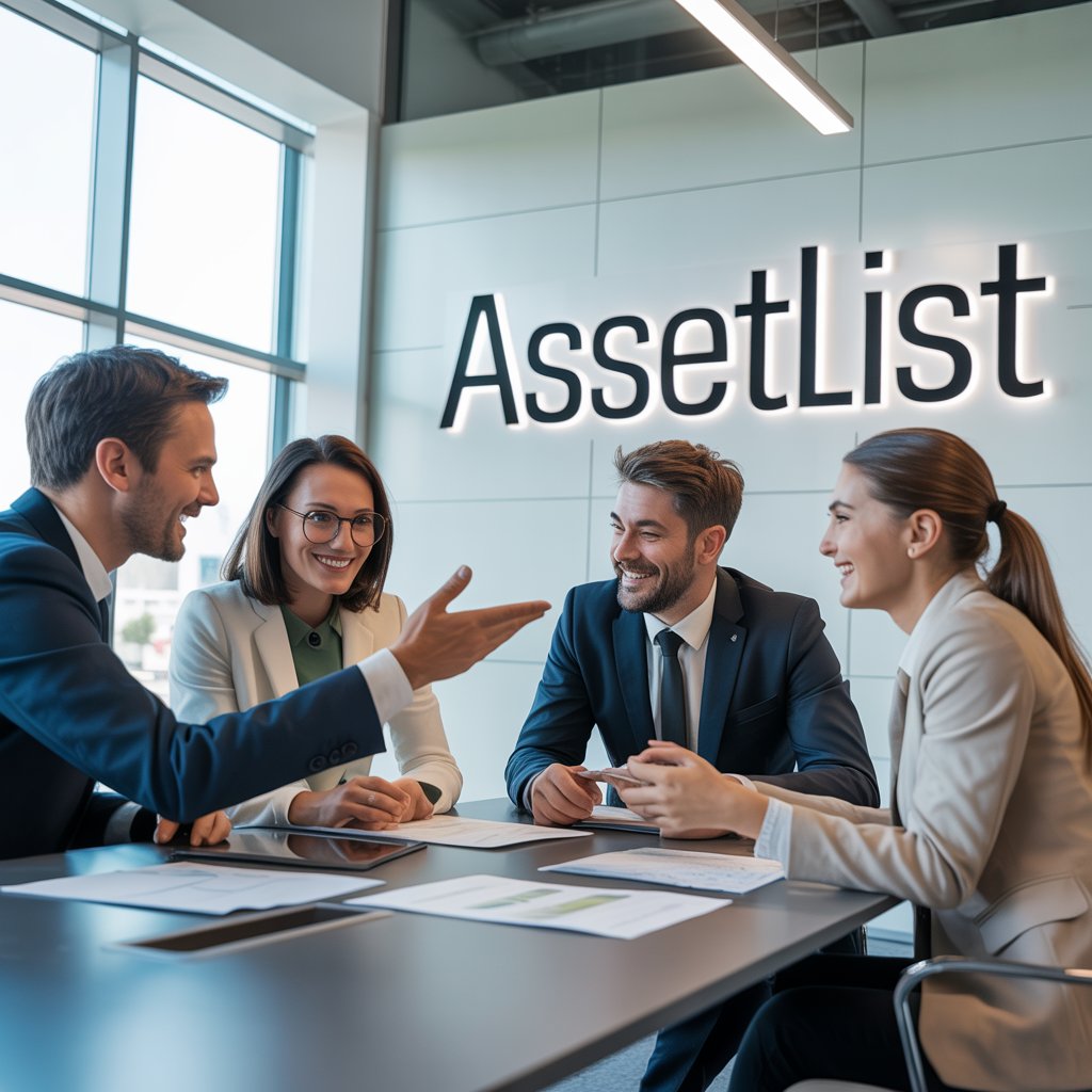 A team creating an Asset List