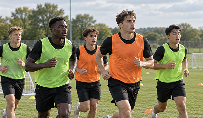 Fitness football training