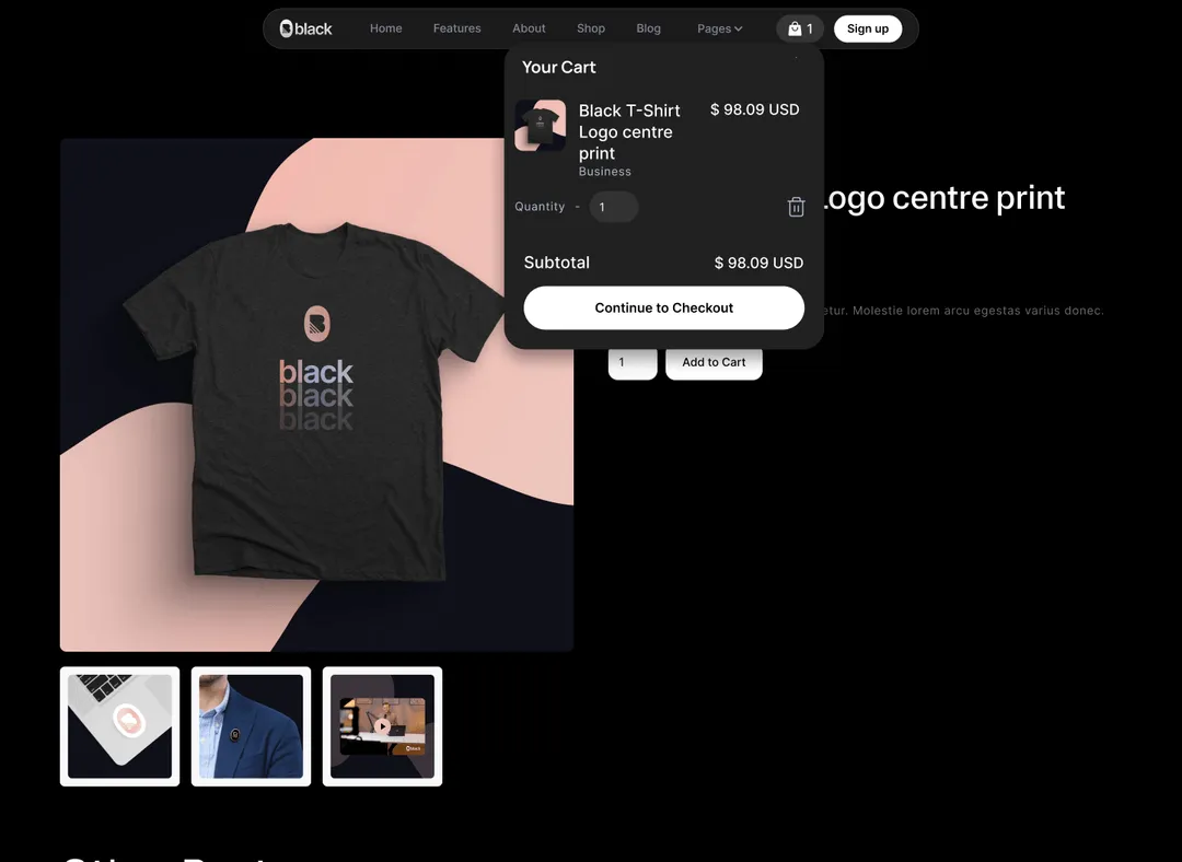App Webflow Template -
Black Zero - Created by Wedoflow.com and Azwedo.com