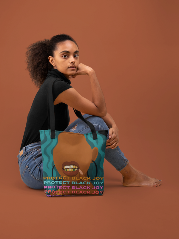 Protect Black Joy Tote Bag - Grillz Edition