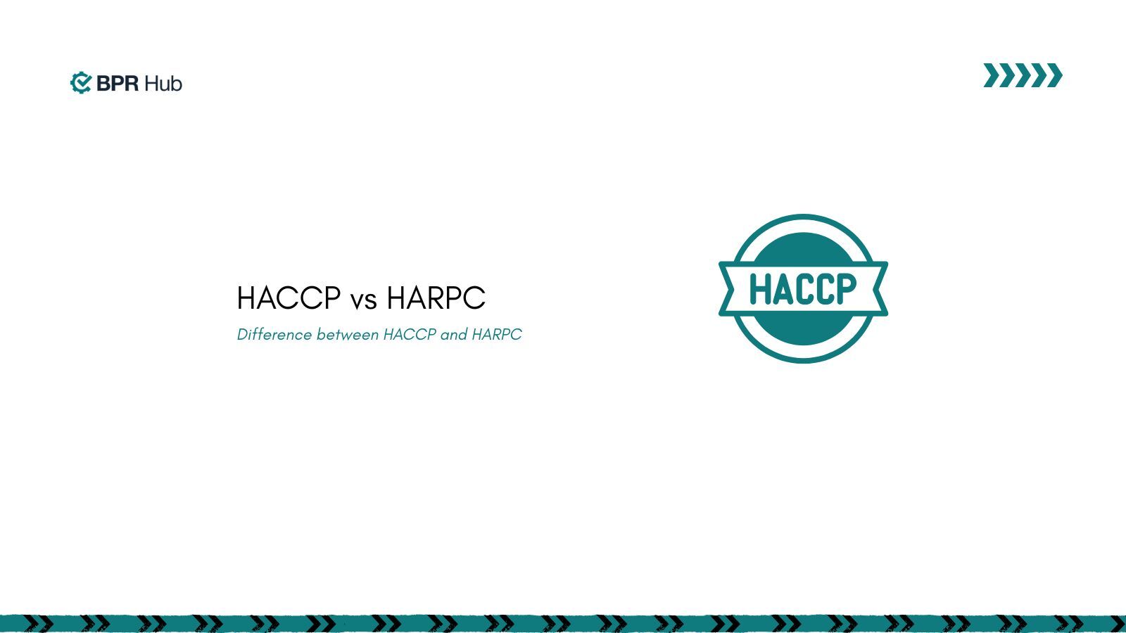 HACCP vs HARPC