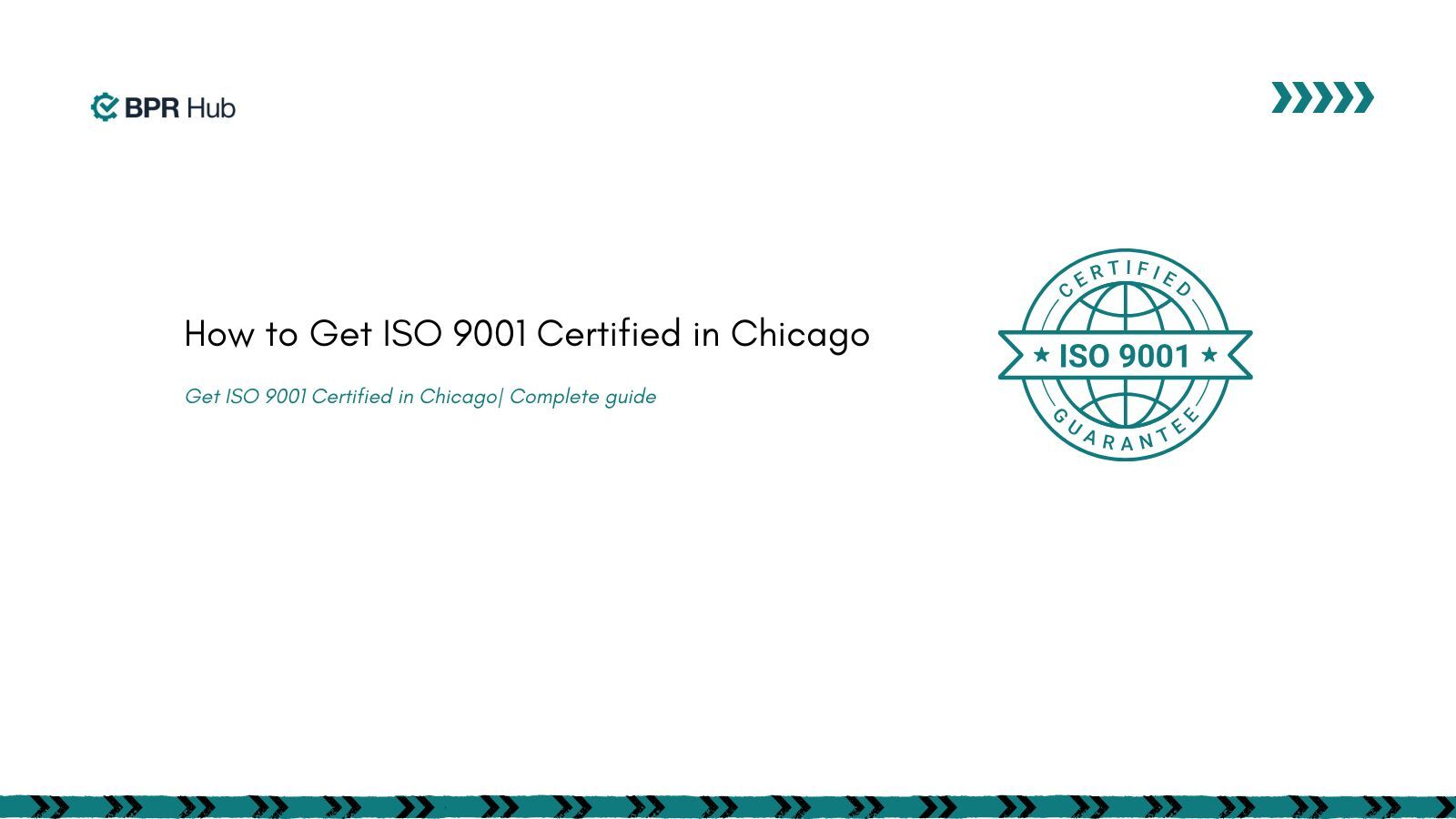 ISO 9001 Certified in Chicago