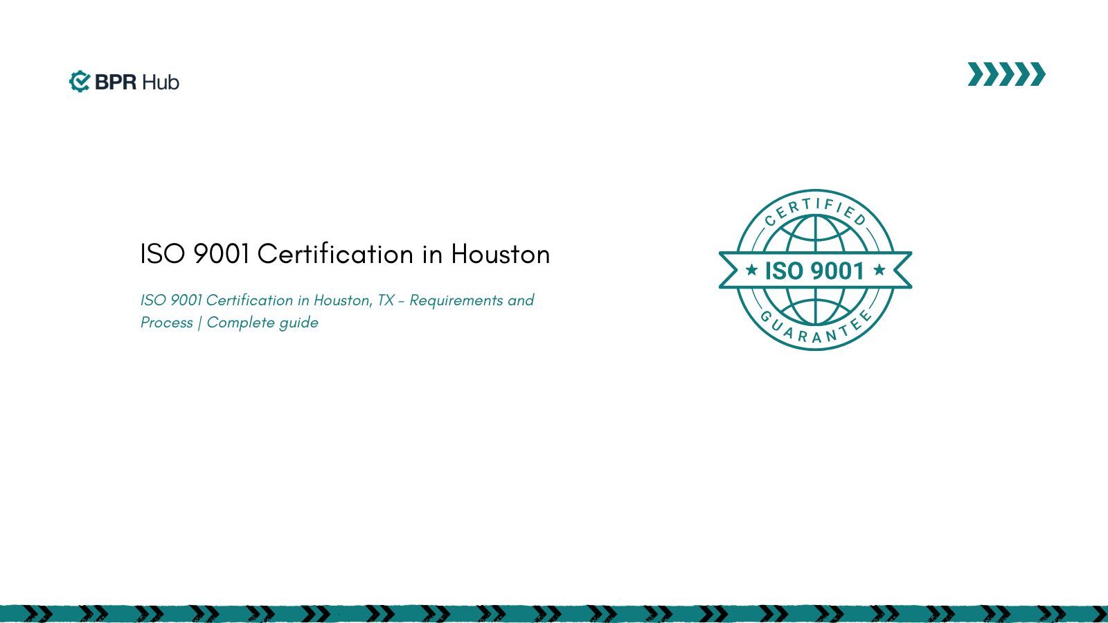 ISO 9001 Certification in Houston TX